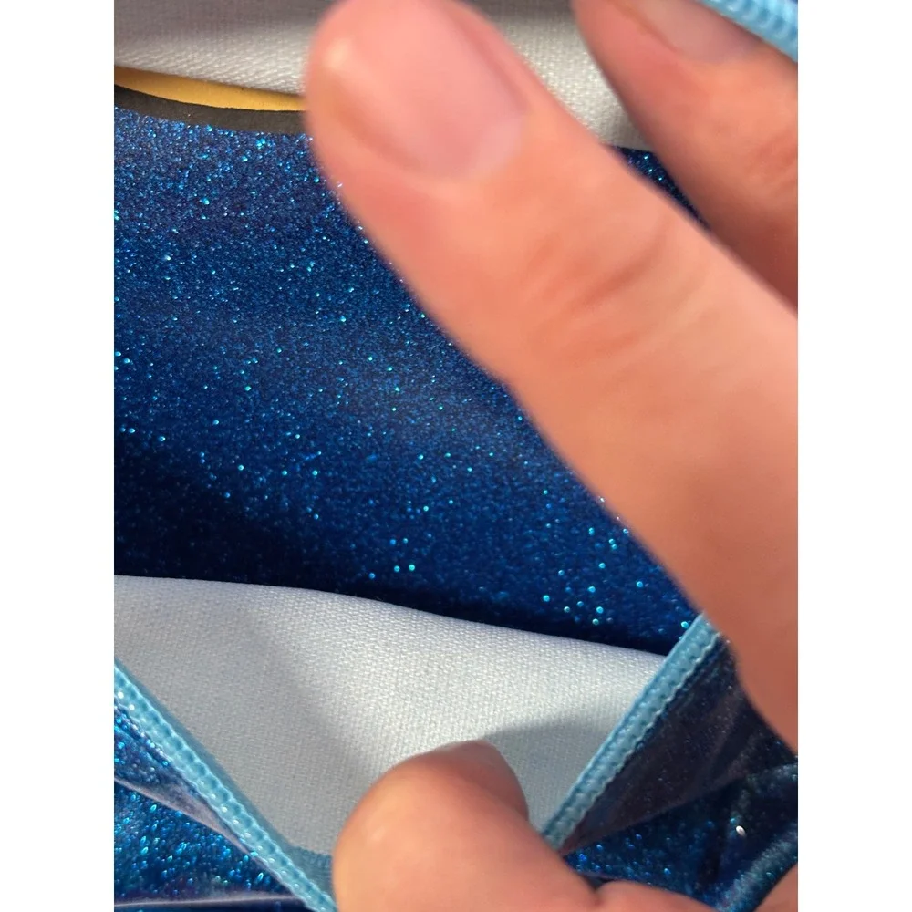 Sonic the Hedgehog Blue Glitter Mini Backpack Knuckles Tails SEGA Accessory